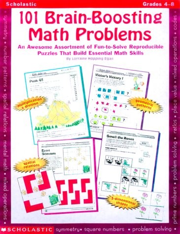 101 Brain-Boosting Math Problems (Grades 4-8)