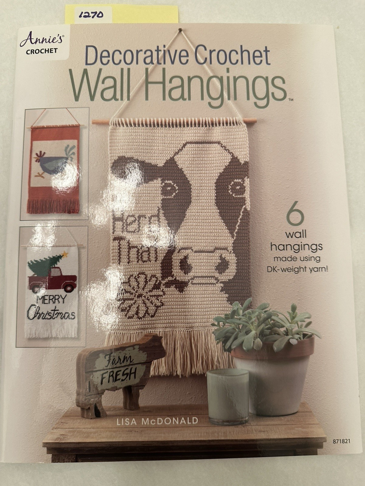 Decorative Crochet Wall Hangings by Lisa McDonald (2021, Trade Paperback)