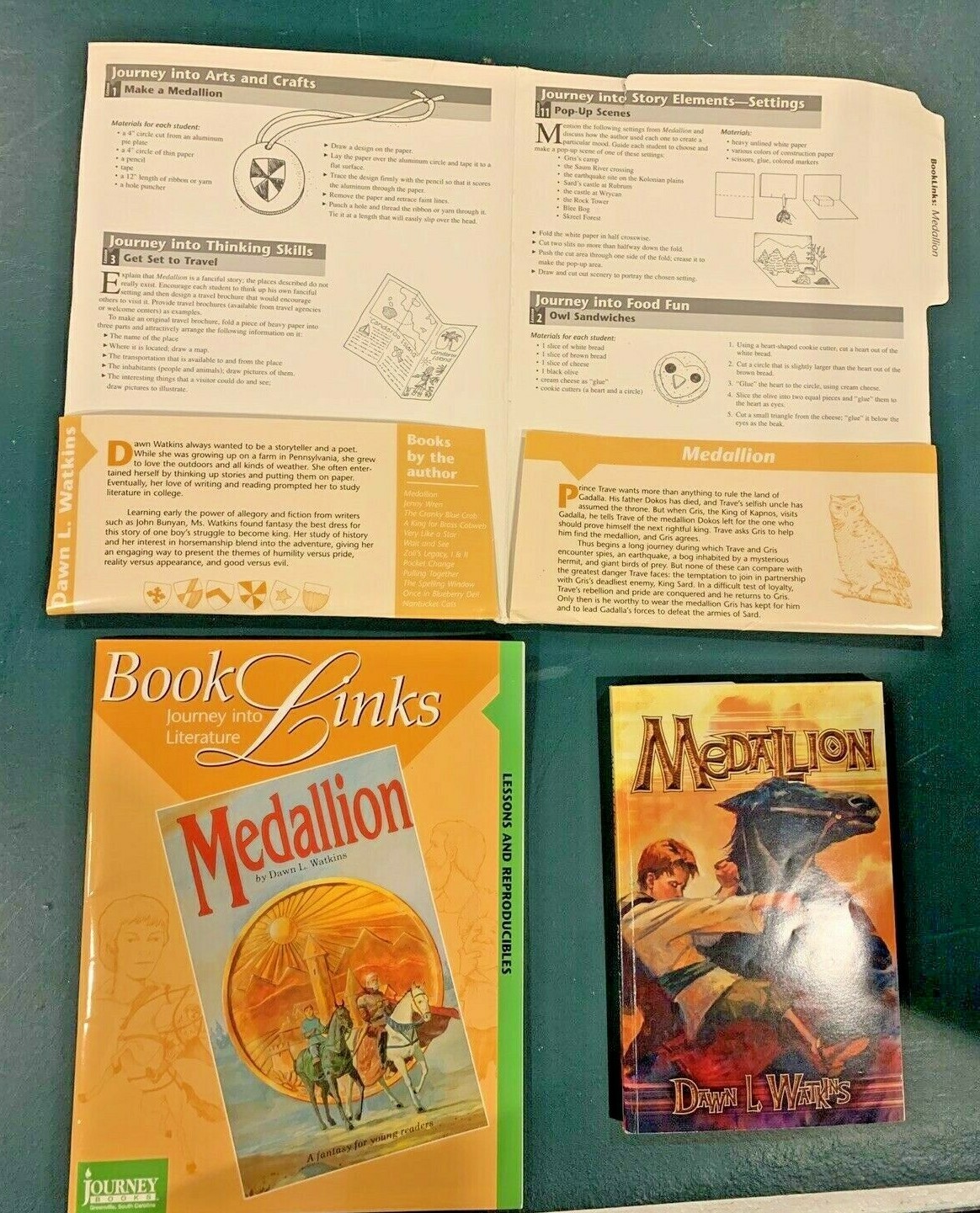 BJU Booklinks Set Journey into Literature – Medallion by Dawn L Watkins, 1999