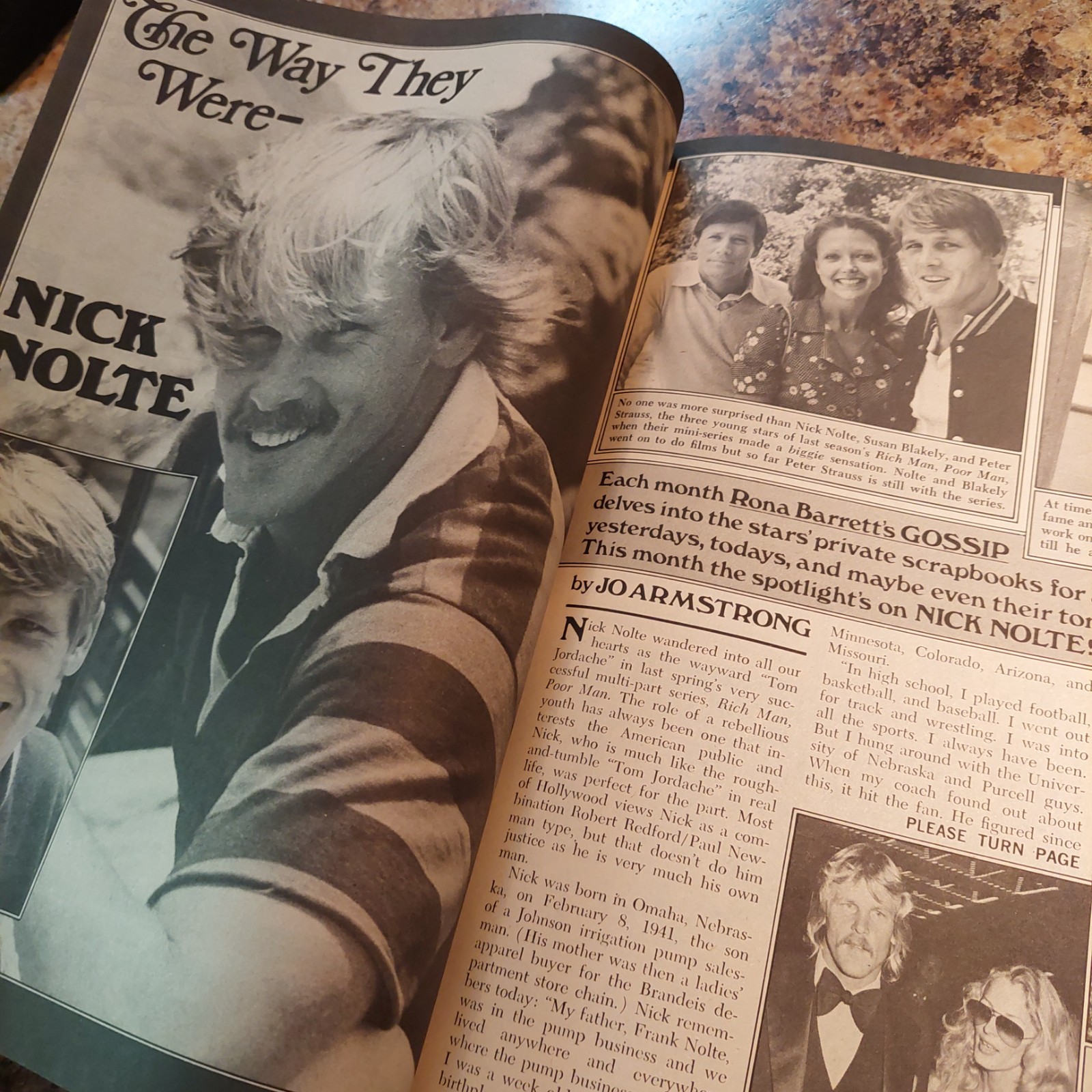 Rona Barrett’s Gossip Magazine Feb 1977 Paul Michael Glaser, Leigh McCloskey
