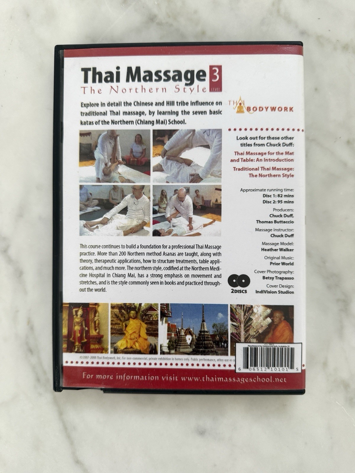 Thai Massage: The Northern Style with Chuck Duff – 2 Disc Set – Level 3