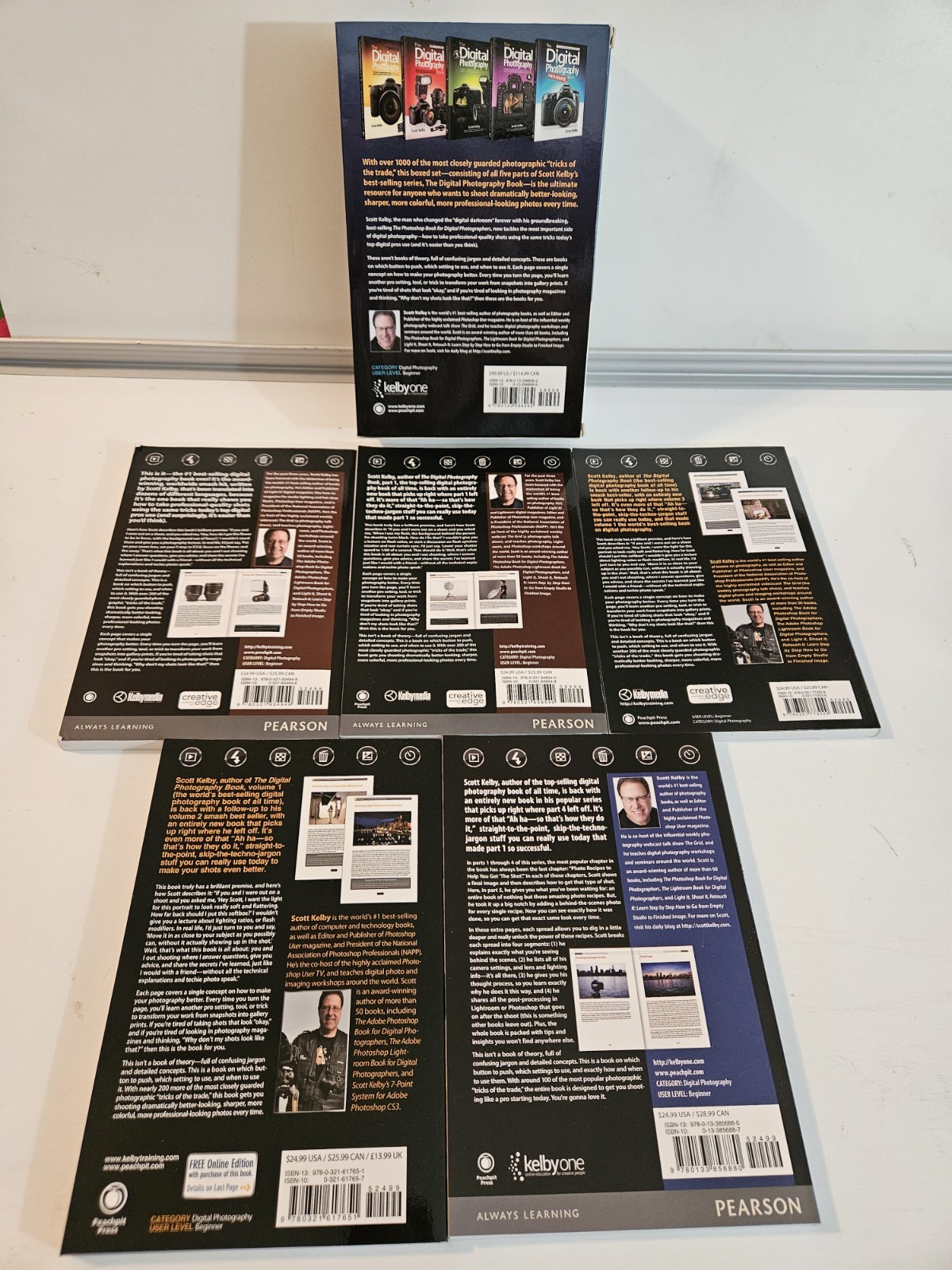 The Digital Photography Book The Boxed Set Parts 1-5 Scott Kelby