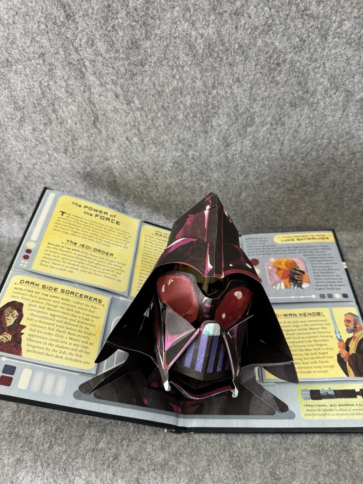 Star Wars Pop-Up Guide to the Galaxy Matthew Reinhart 2007 Lights Promo Copy
