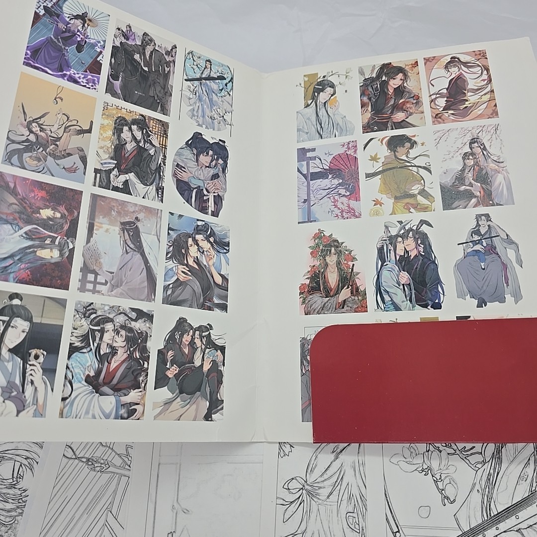 ACG Anime Coloring Book – 24 Loose Pages Color Pencil or Artist Choice SEE PICS