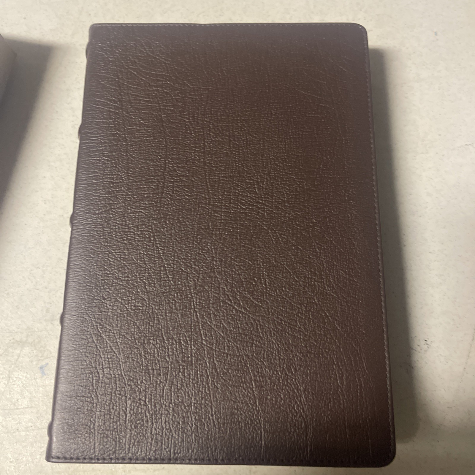 KJV Large Print Verse-By Verse Ref. Bible, Maclaren Series, Brwn Genuine Leather