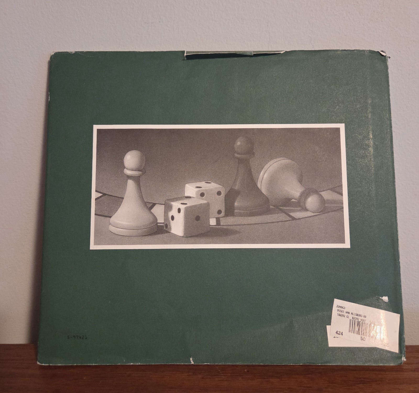 SIGNED JUMANJI by Chris Van Allsburg 1st Edition 1st Print 1981 Autographed 1992