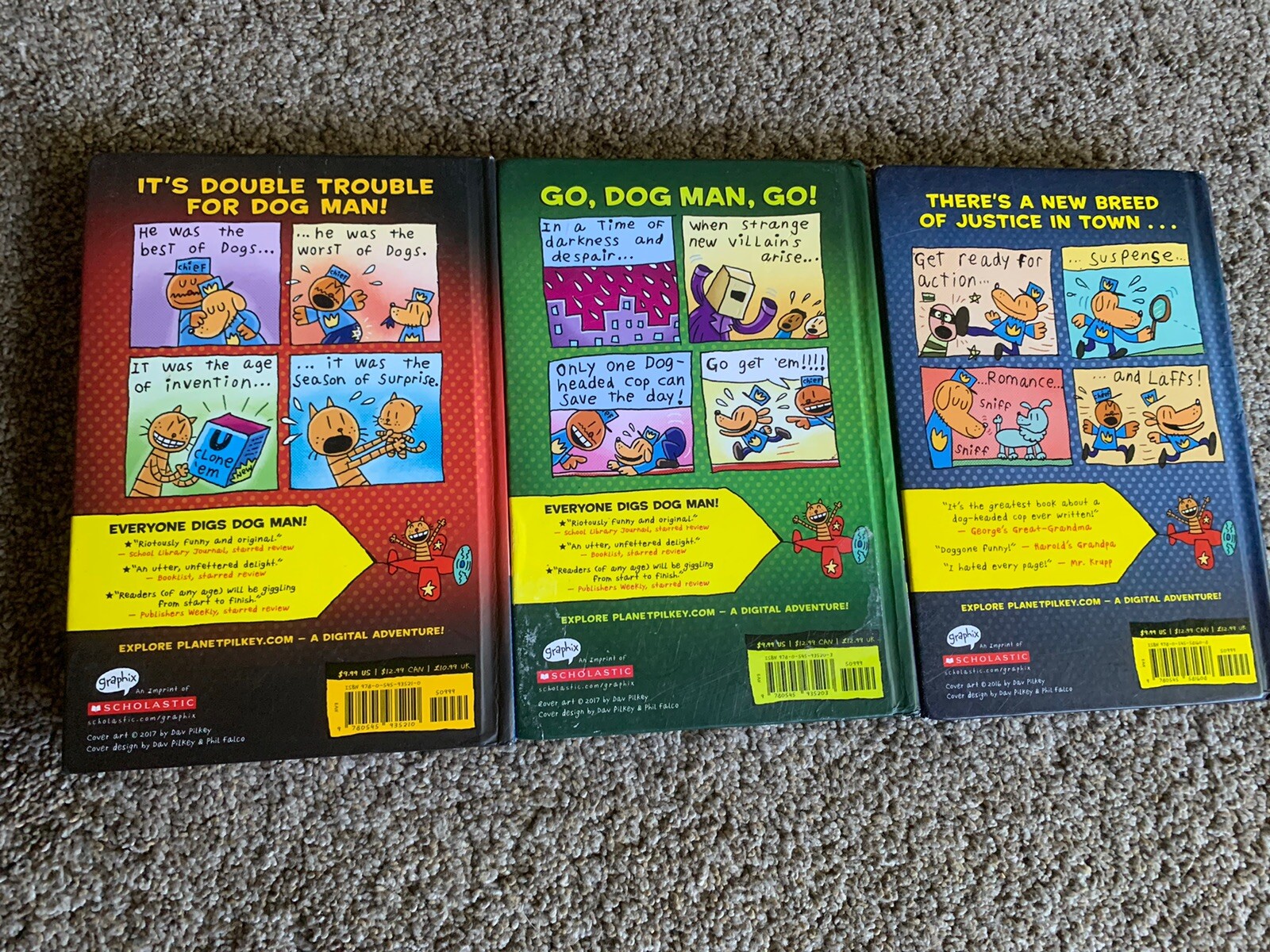 Chapter Books-Wimpy Kid-Dog Man-Cat Kid-Captain Underpants Lot Of 13 HB & PB