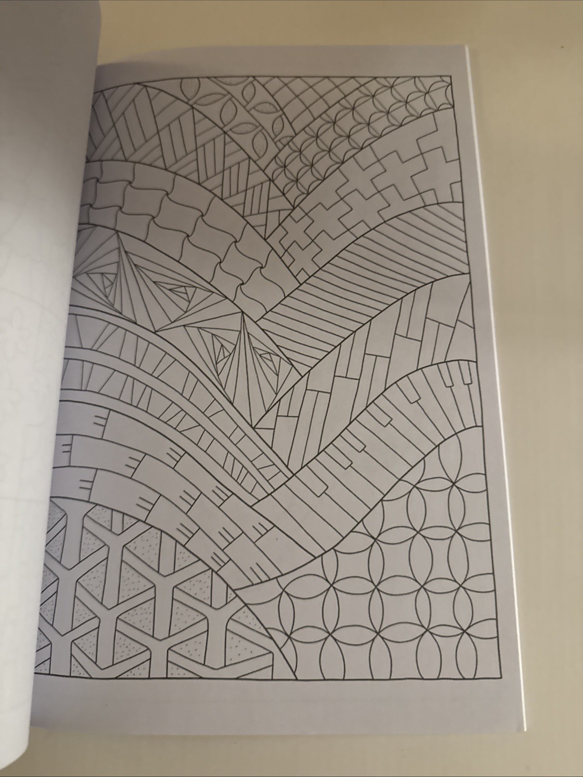 adult coloring book Mindfulness Patterns 8 X 11 1/2 NEW Shipping Included