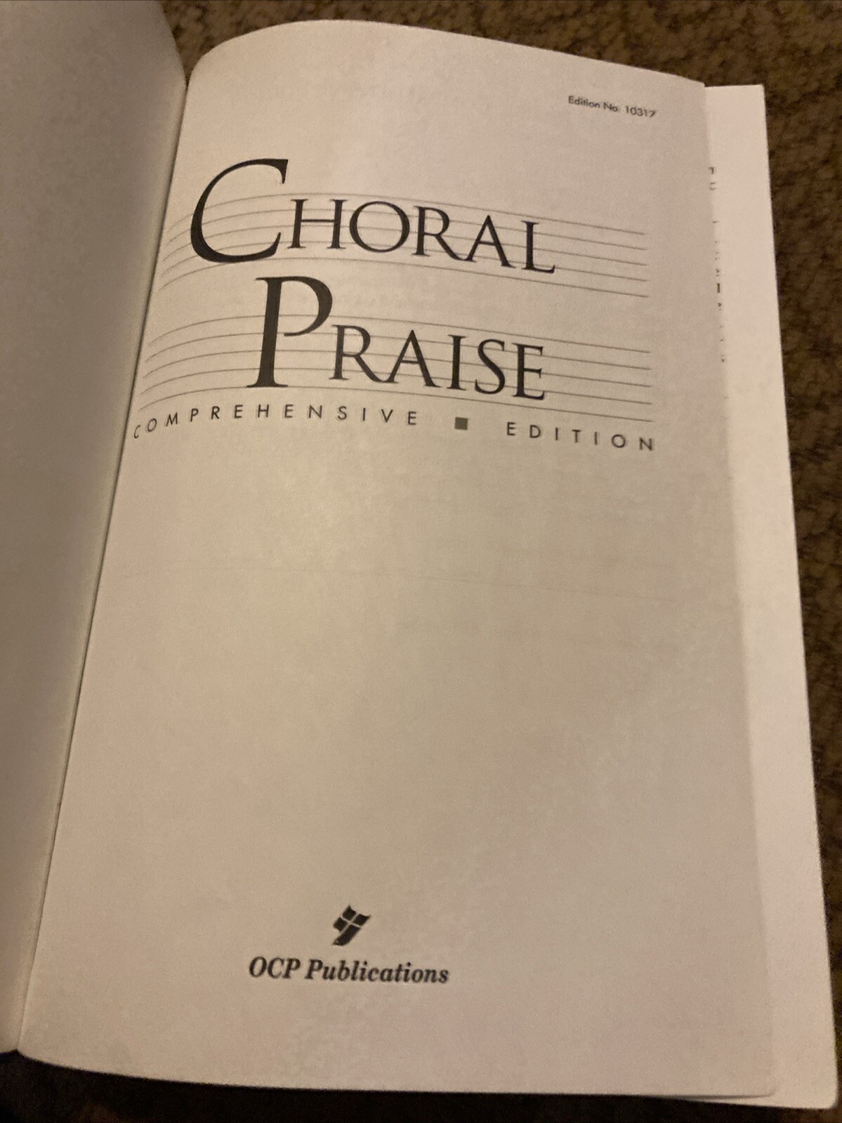 Choral Praise Comprehensive Edition OCP Publication Hardcover 1996
