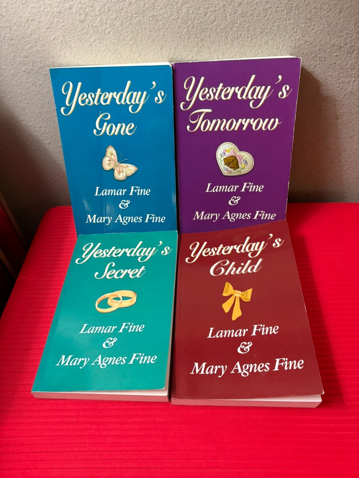 YESTERDAY’S GONE 4 BOOK SERIES, Lamar & Mary Agnes Fine, SIGNED Trade Paperback