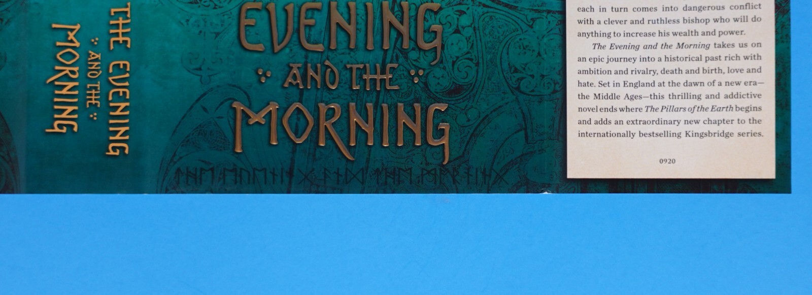 THE EVENING AND THE MORNING BY KEN FOLLET, SIGNED