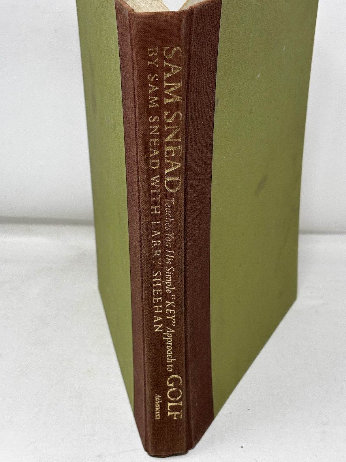 Sam Snead “Key” Approach to Golf HC 178 pgs 1975 VTG