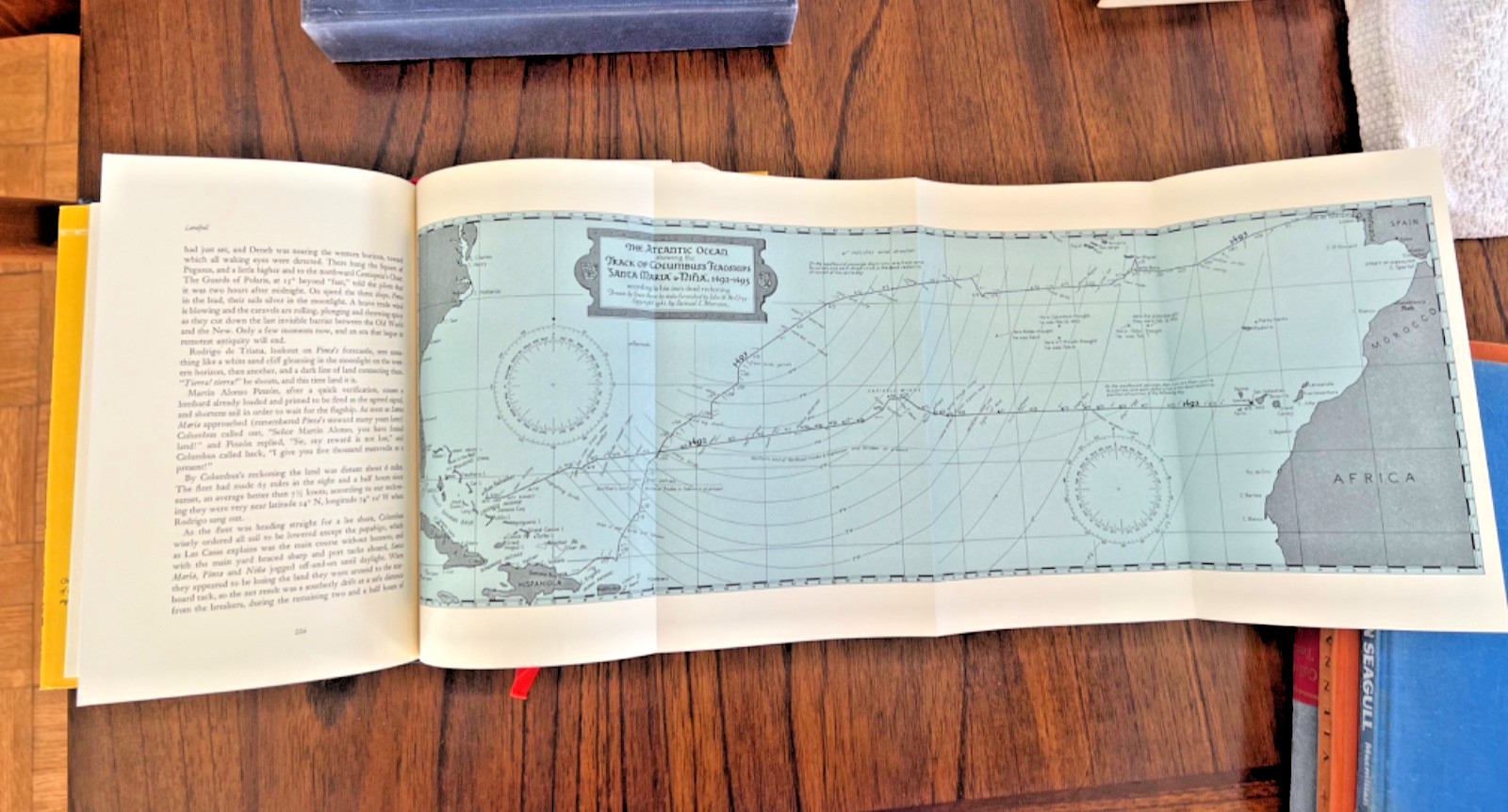 Admiral of the Ocean Sea, Life of Christopher Columbus, 1992 Illustrated w/ Slip