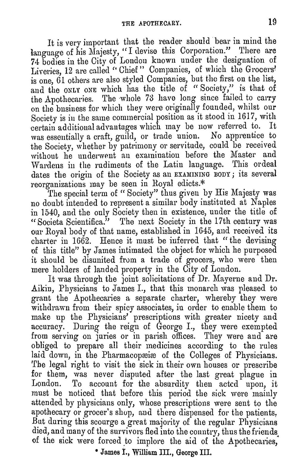 1897 The Apothecary Ancient And Modern Of The City Of London 38 Pages