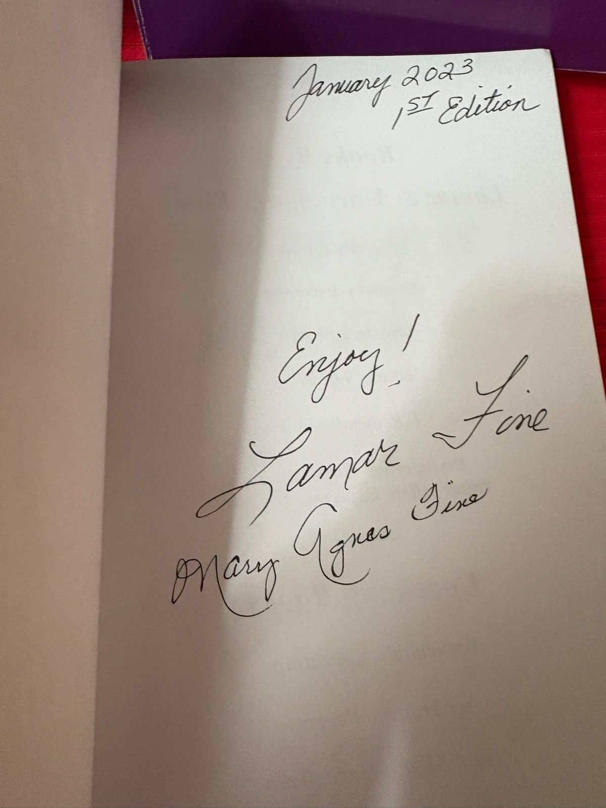 YESTERDAY’S GONE 4 BOOK SERIES, Lamar & Mary Agnes Fine, SIGNED Trade Paperback