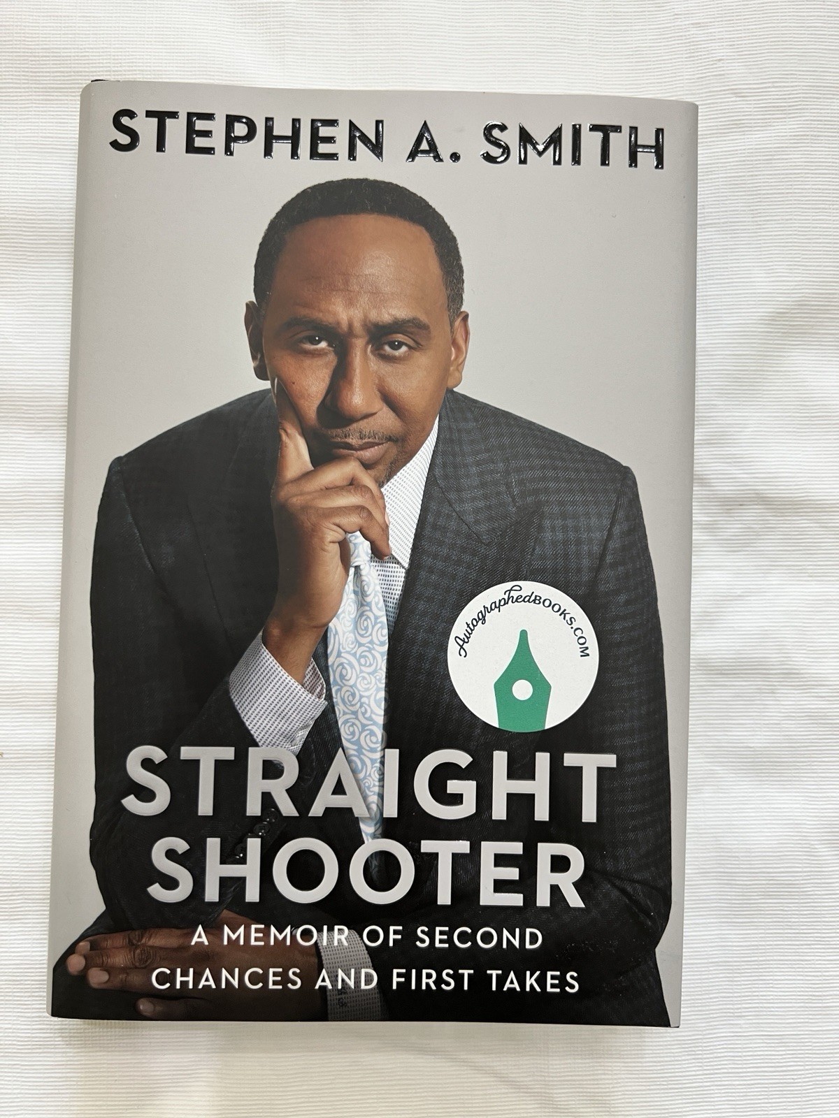 Stephen A. Smith HAND SIGNED Straight Shooter : A Memoir 1st Ed Hardcover ESPN