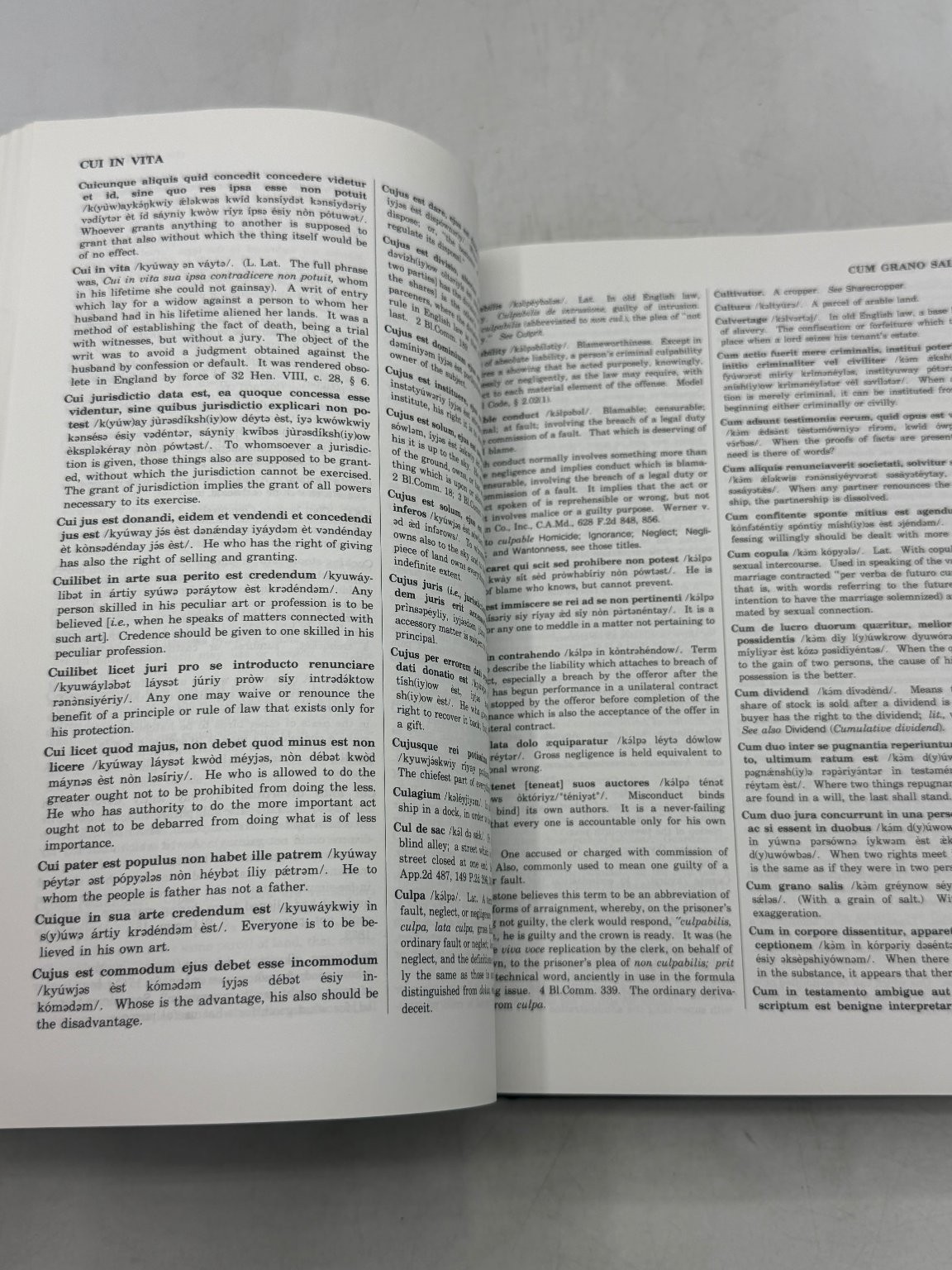 Black’s Law Dictionary Henry Campbell Black 1997 Sixth Centennial Edition Law