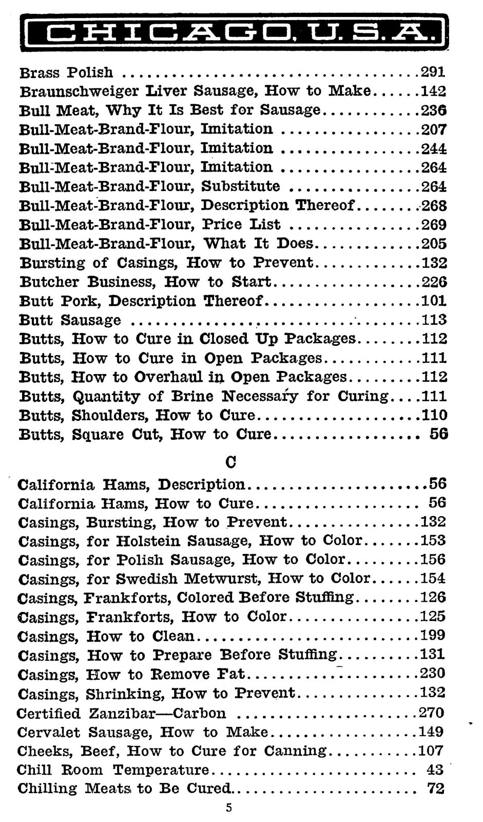 1911 Secrets Of Meat Curing And Sausage Making Vintage Cook Book 305 Pages