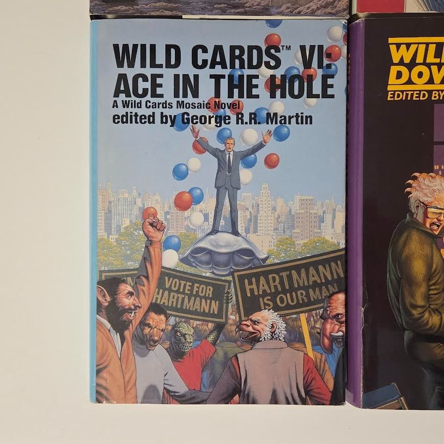George R.R. Martin Wildcards 1-6 Hardcover HC Book Lot 1 2 3 4 5 6 Sci-Fi
