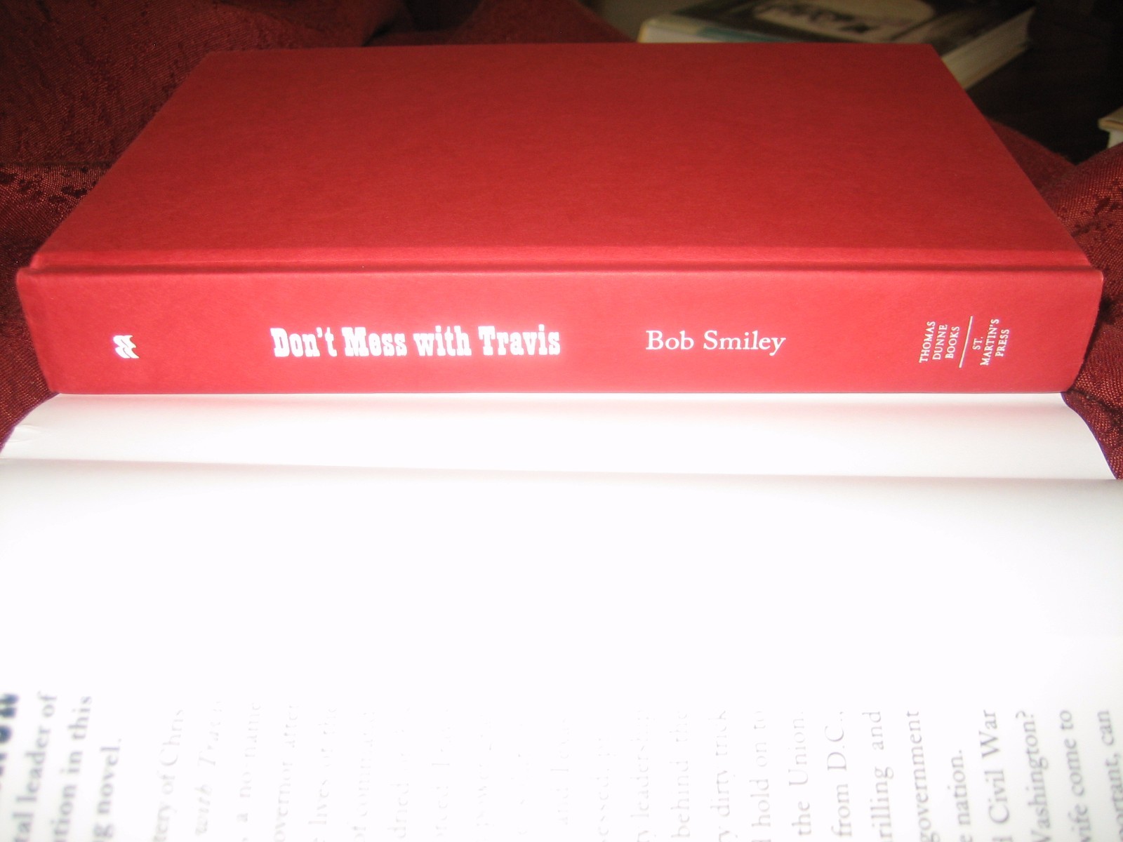 Don’t Mess with Travis by Bob Smiley (2012, Hardcover) SIGNED