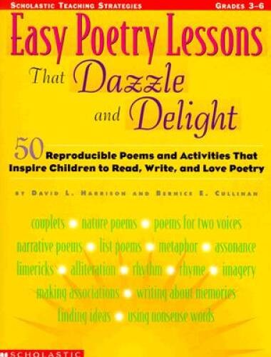 Easy Poetry Lessons That Dazzle and Delight (Grades 3-6) – Paperback – VERY GOOD