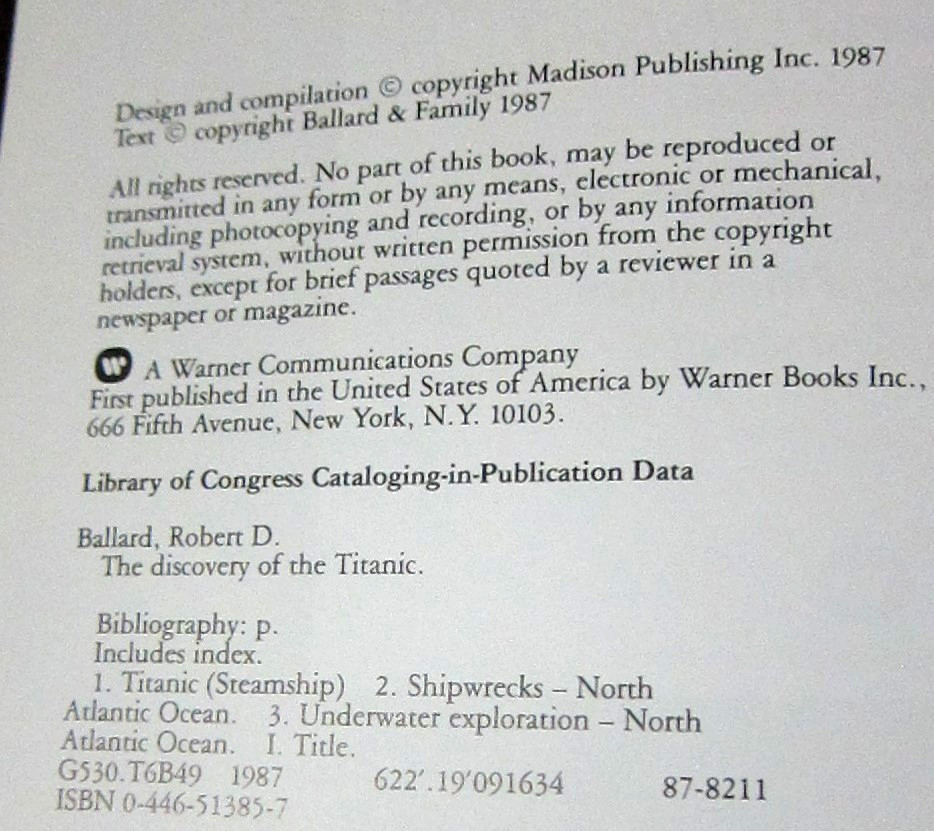 Titanic book lot- Sinking of the Titanic, Discovery of the Titanic, much more !