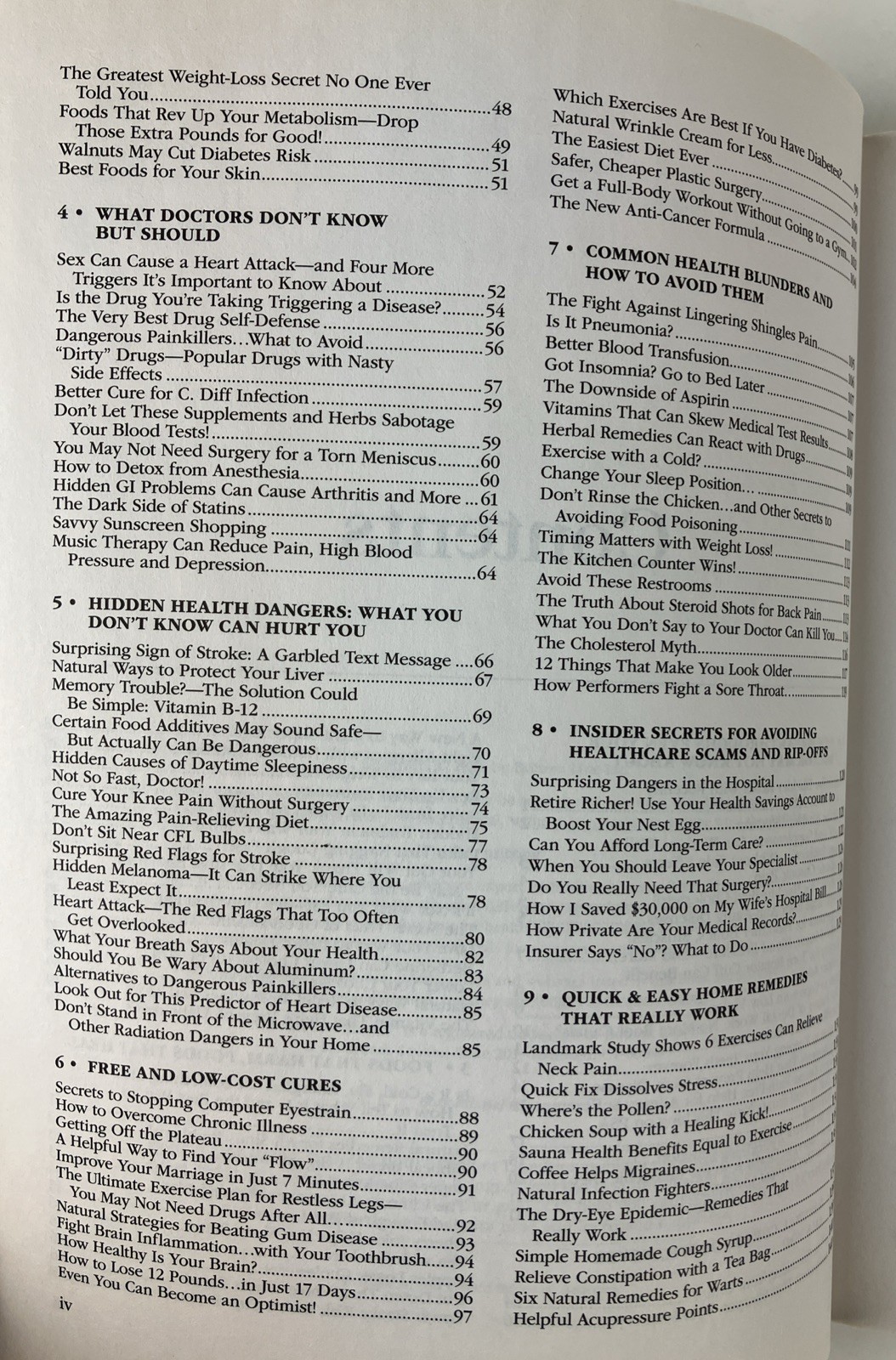 2016 Bottom Line Health Special Reports Book Nine Reports 140 pages Paperback