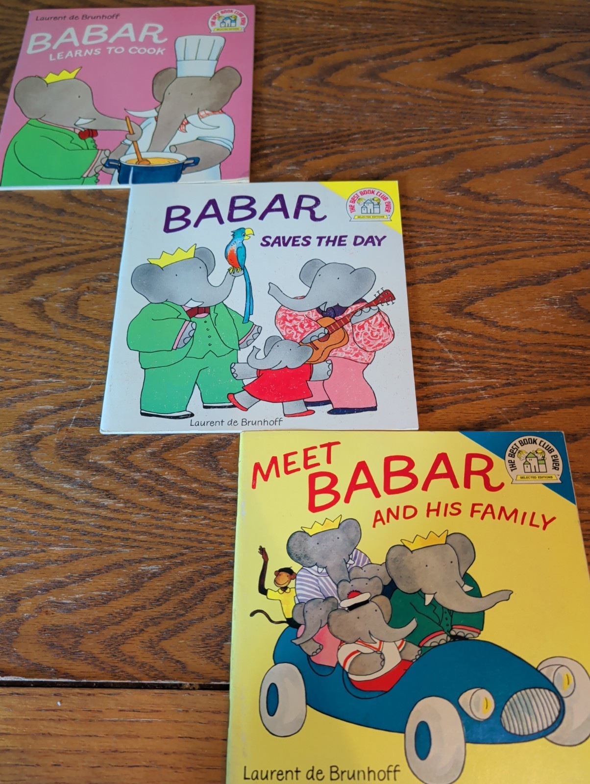 Collection Of Three Babar Random House Pictureback Books