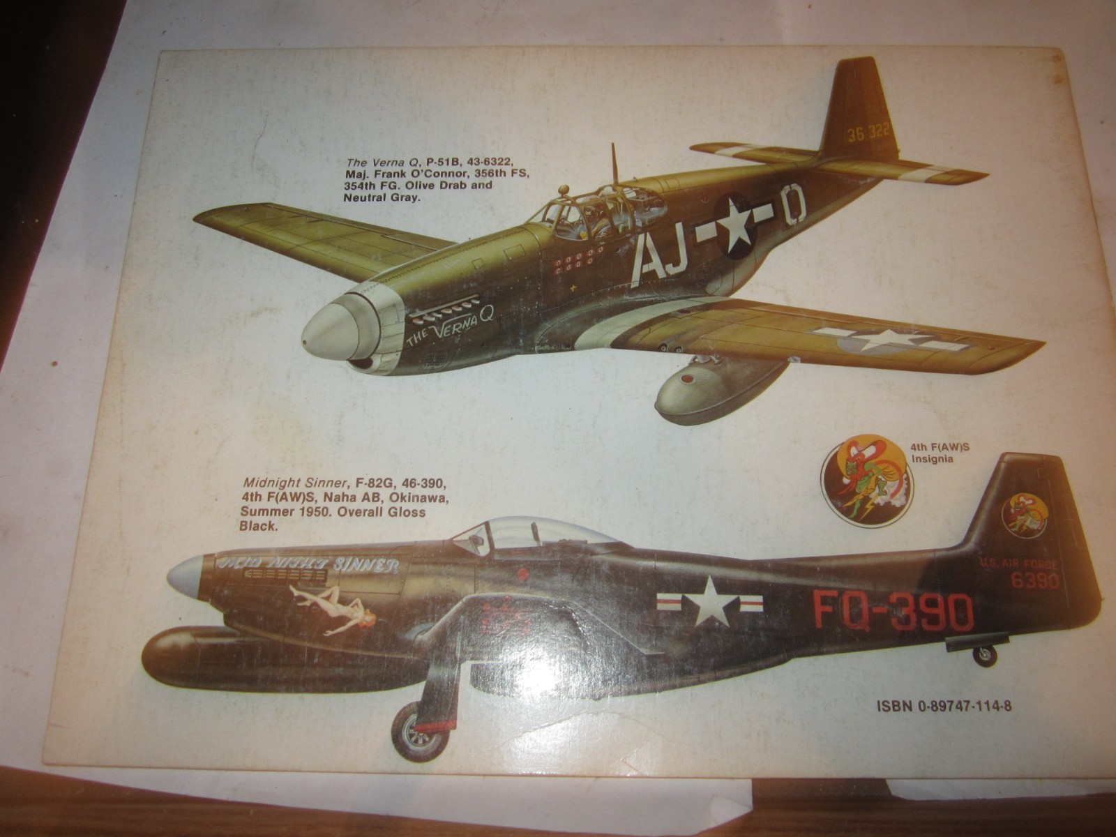 P-51 Mustang in Action Squadron/Signal Aircraft No. 1045 Softbound 58 Pages 1981