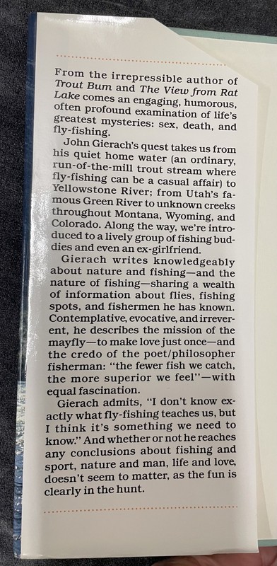 Sex, Death, and Fly-Fishing ~ Gierach, John