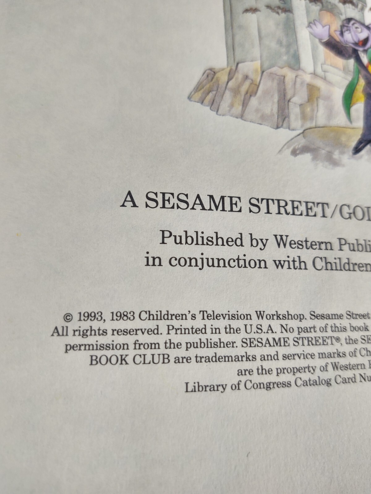 Vintage 1993 There’s No Place Like Home Book Sesame Street Book Club Golden CTW