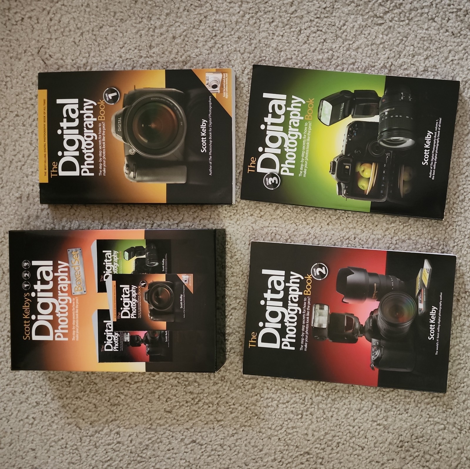 Scott Kelby’s Digital Photography Boxed Set volumes 1 to 3