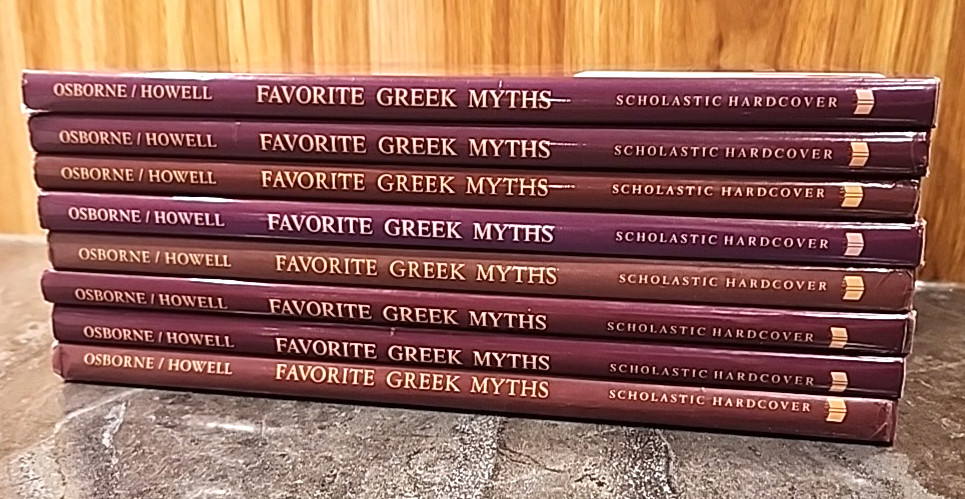 Lot 8 Favorite Greek Myths by Mary Pope Osborne Guided Reading HC DJ Classroom
