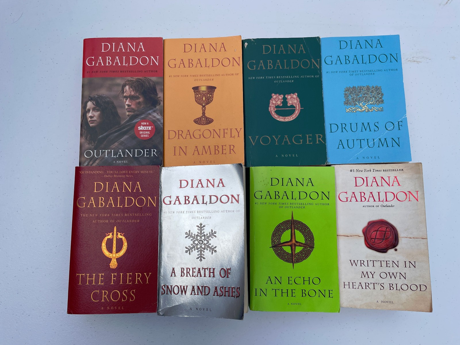 DIANA GABALDON 8 book SET in the OUTLANDER series PaperBack