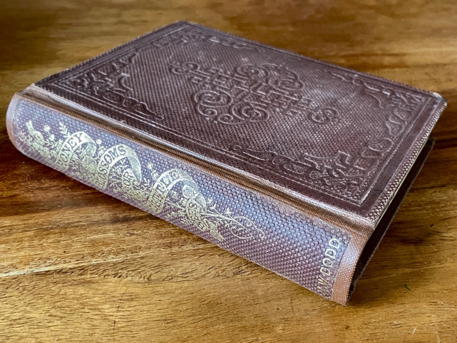 Honey Blossoms for Little Bees 1859 Victorian Decorative Binding Antique 1st Ed