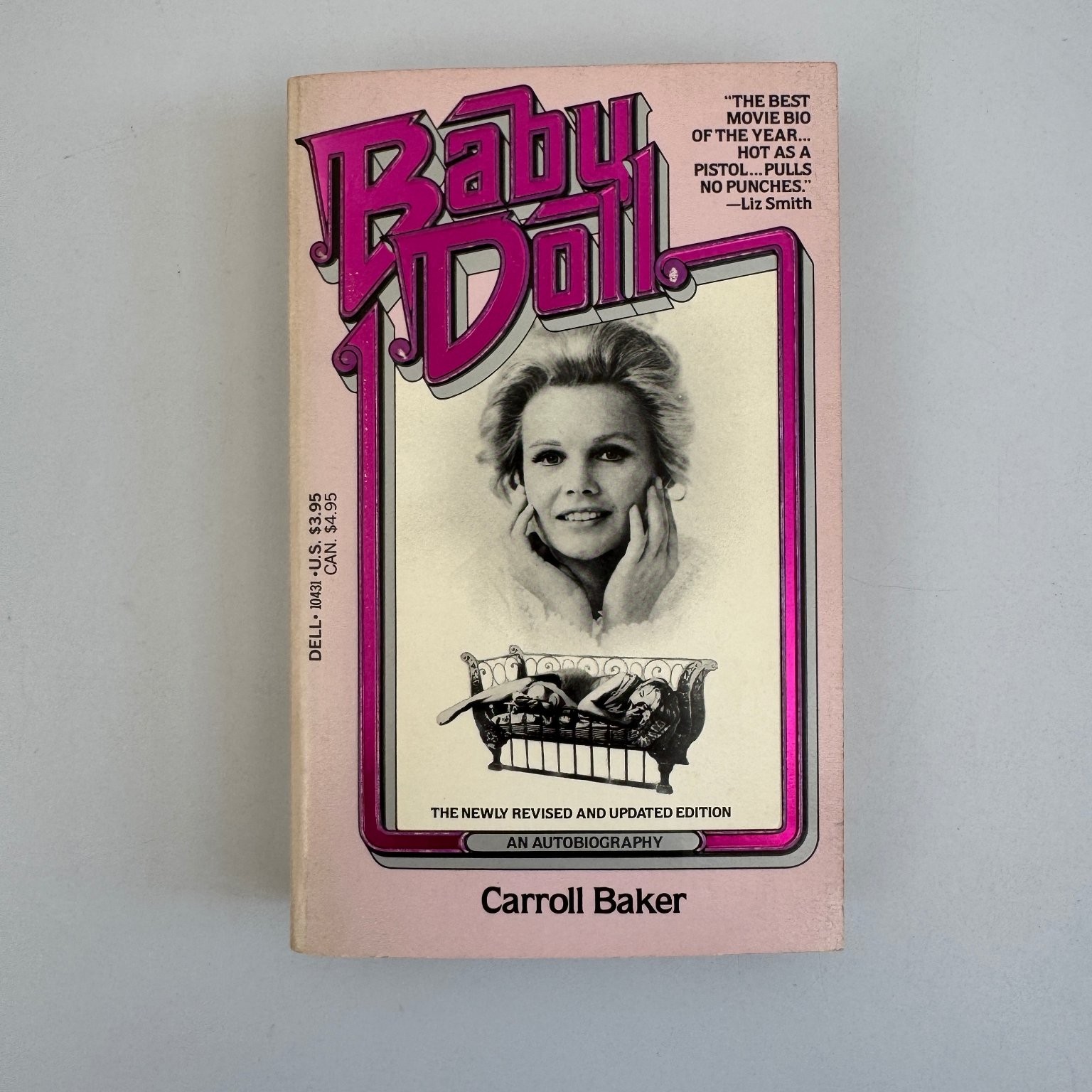 Baby Doll Carroll Baker 1985 First Dell Printing Autobiography Vintage