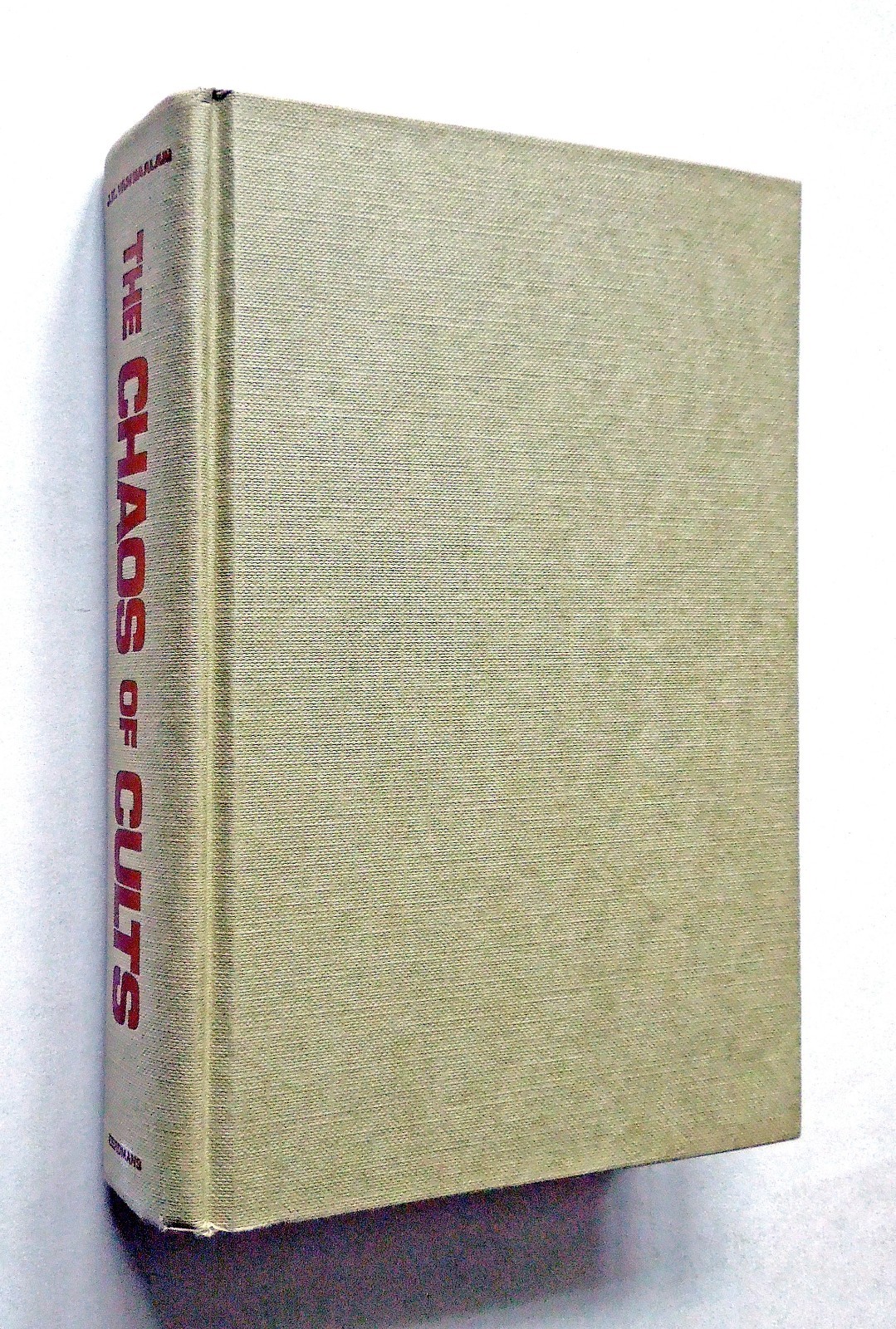 The Chaos of Cults – J.K. Van Baalen, 1975 hc w/dj, Wm. B. Eerdmans Pub. Co.