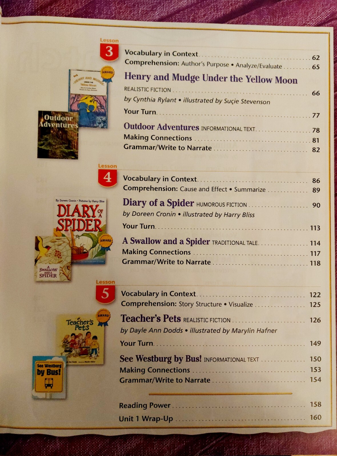 Textbook Journeys Ser: Volume 1 ELA~Houghton Mifflin; hardcover illustrated