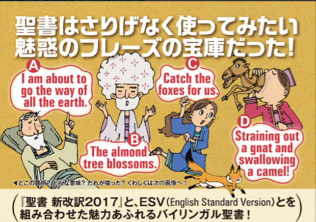 Bilingual Bible Japanese-English Old/New Testament Words of Life ESV/2017 F/S