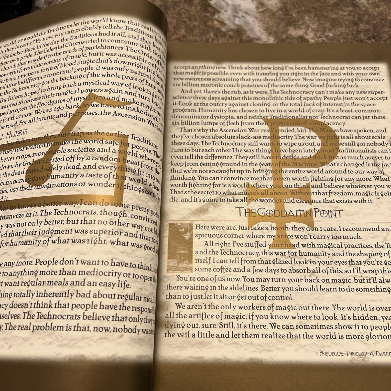 Mage The Ascension Limited Edition Slipcover Rulebook