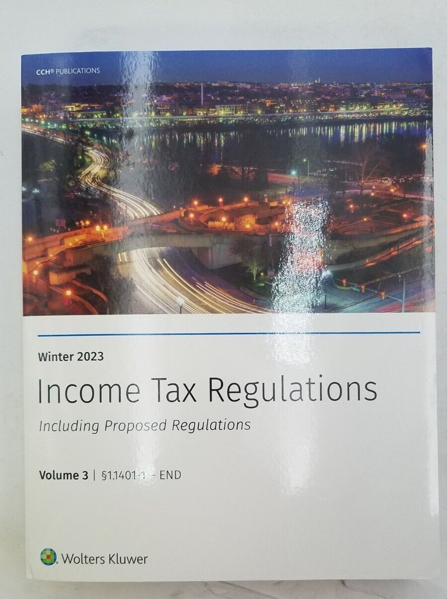 Income Tax Regulations 4 Volume set (Winter 2023) Wolters Kluwer