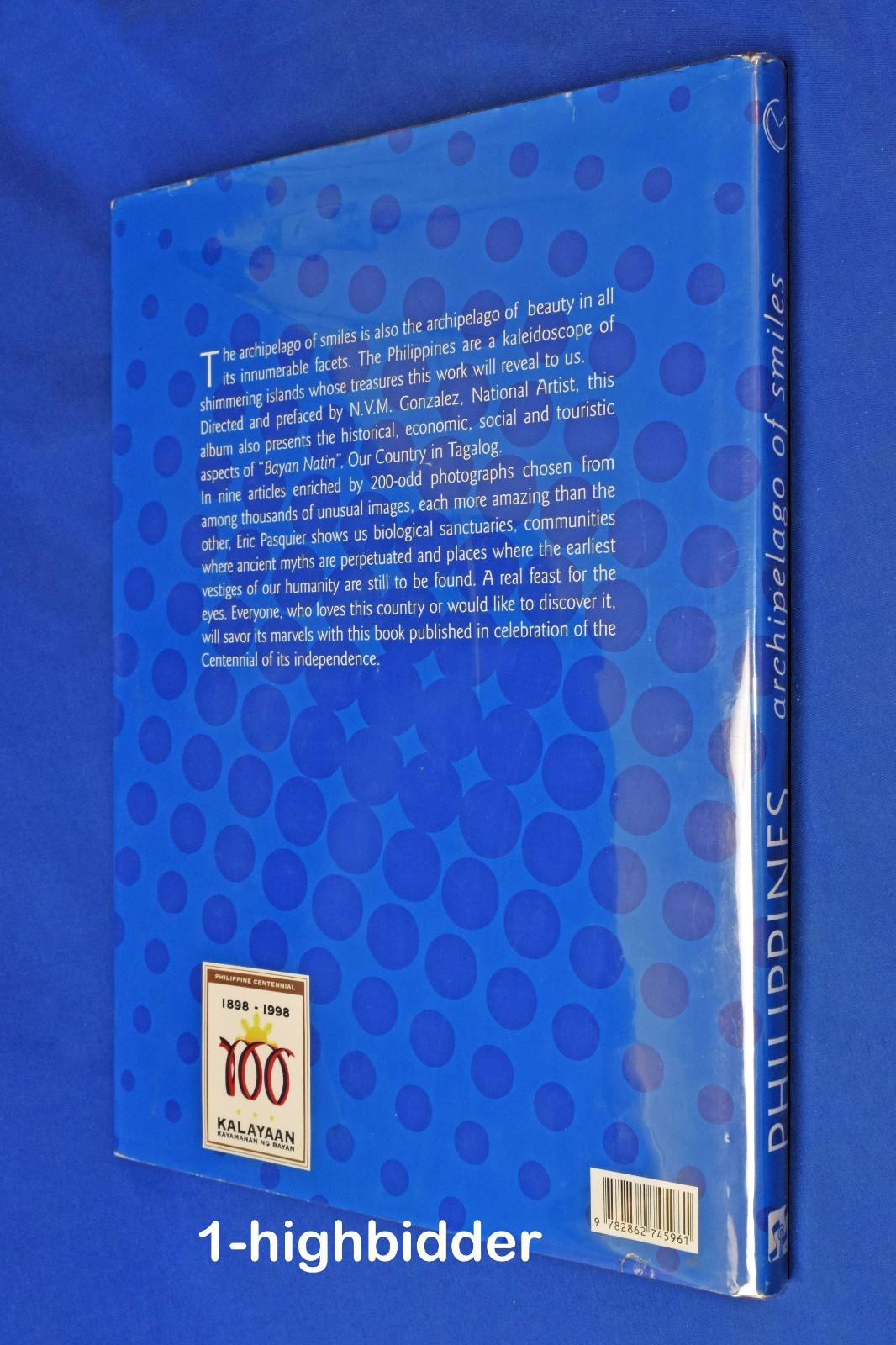 Philippines Archipelago of Smiles 1998 1st Ed HCDJ Centennial Photo Travel Book