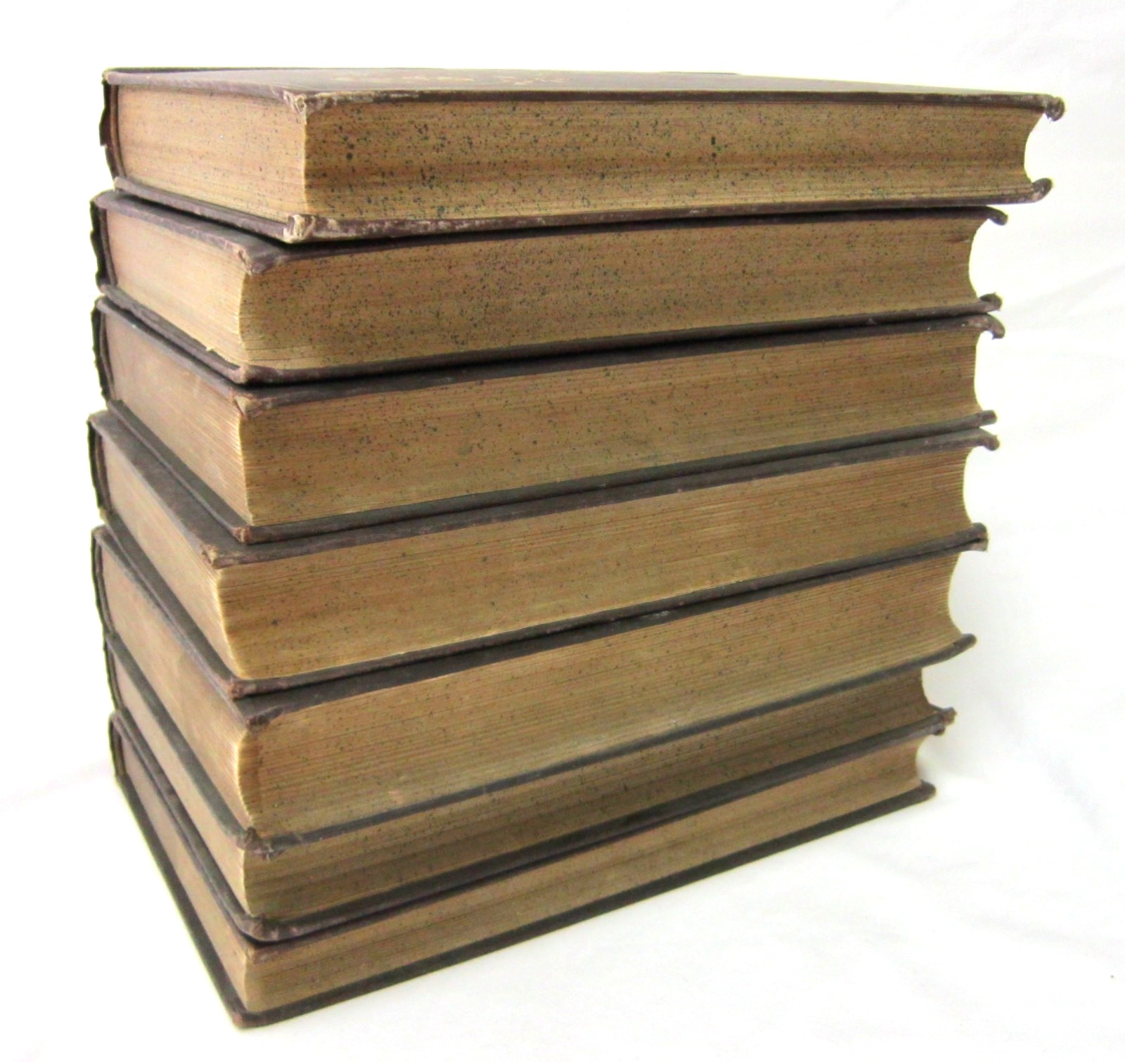 Bulwer’s Works Lot of 7 Books Volume 2-9 (missing 1 & 7) Edward Bulwer Lytton