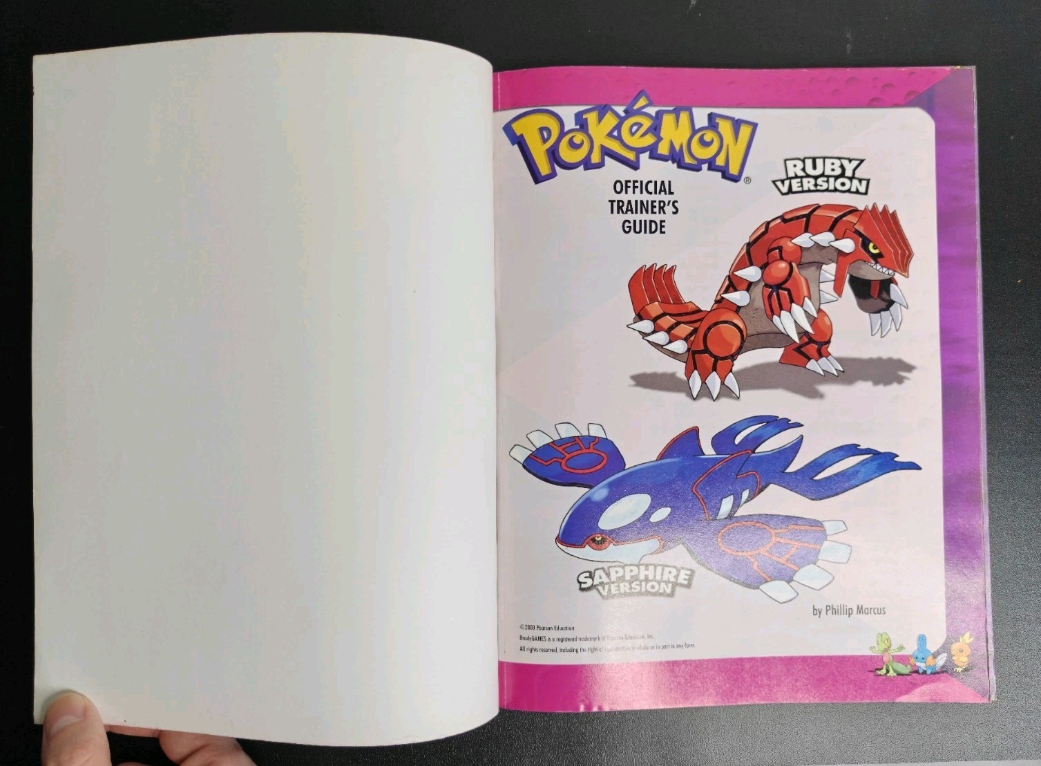 Pokemon Ruby and Sapphire Official Trainer’s Strategy Guide Brady Games GBA
