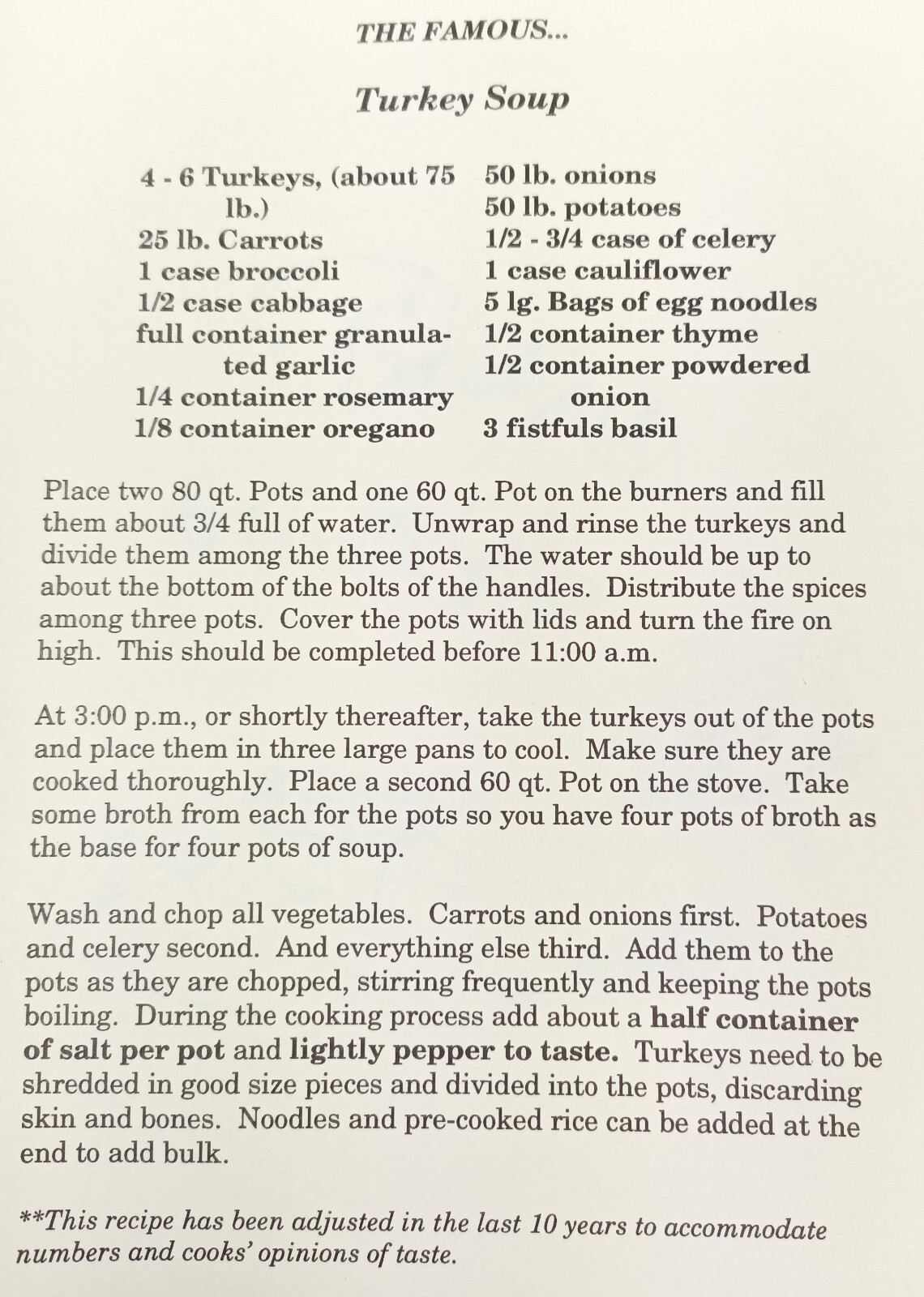 Andre House Book of Recipes & Hints Cookbook Comb Bound Turkey Soup 134 Pages