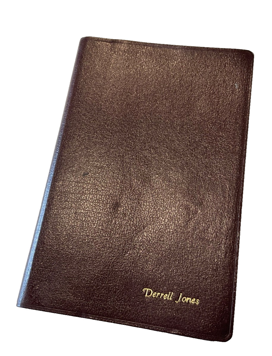 Bible NIV 1984 Thinline Burgundy Bonded Leather Sewn Binding Good Condition