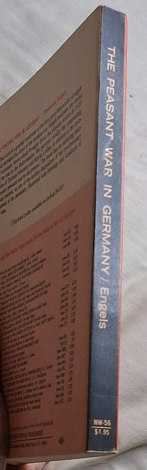 The Peasant War in Germany By Frederick Engels New World Paperback NW-56 1970