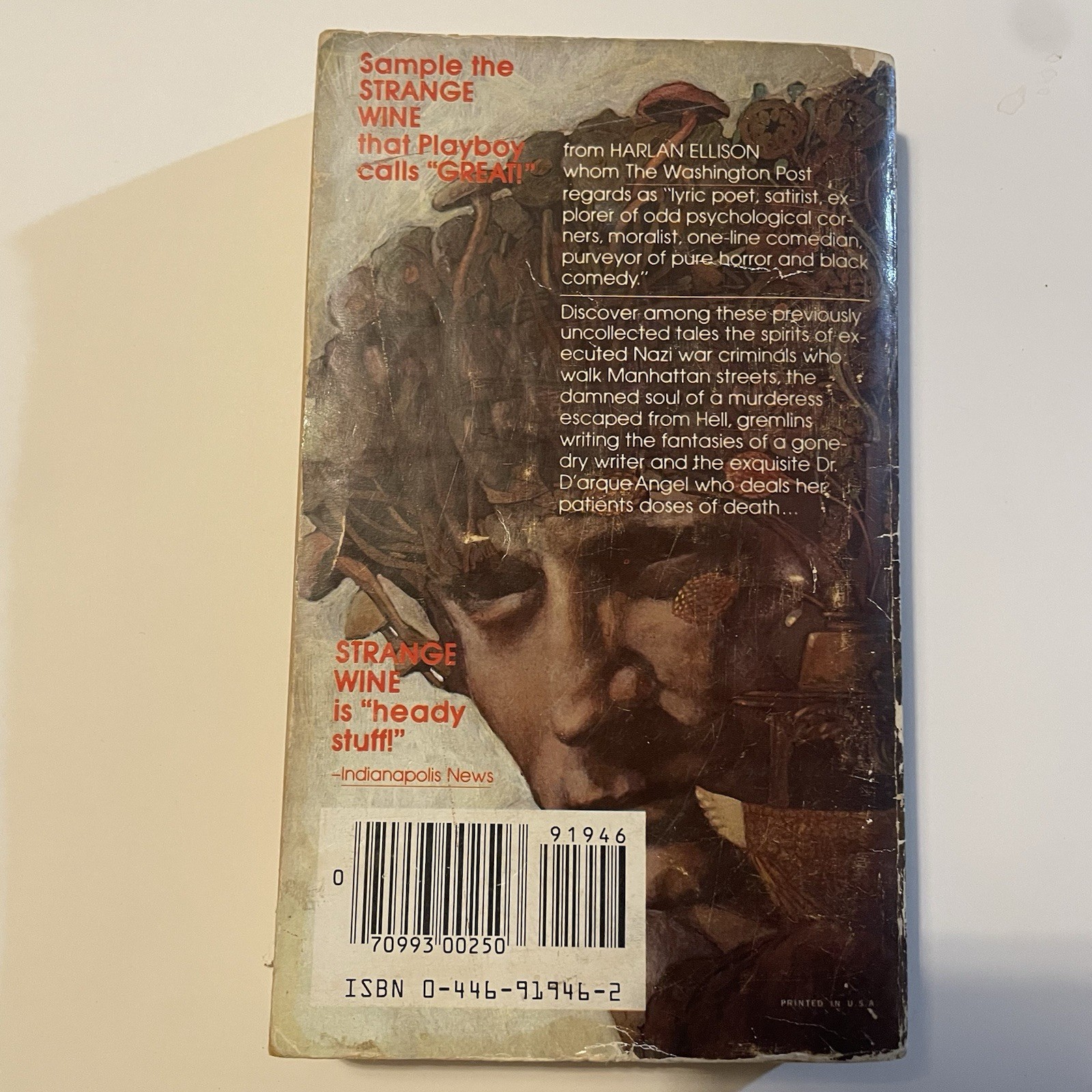 Harlan Ellison – Strange Wine – Warner Books First Printing 1979 Vtg Paperback