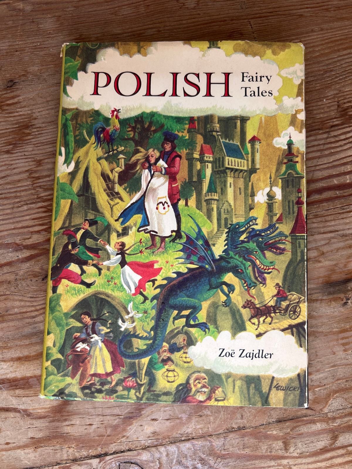 Polish Fairy Tales 1959 by Zoe Zajdler HC/DJ 1st Printing American Edition