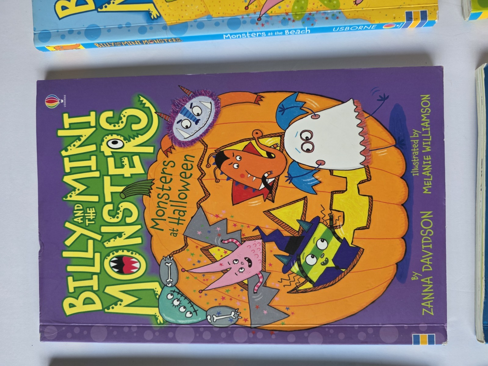Usborne Billy And The Mini Monsters Books by Zanna Davidson- Lot of 9 VGC PB